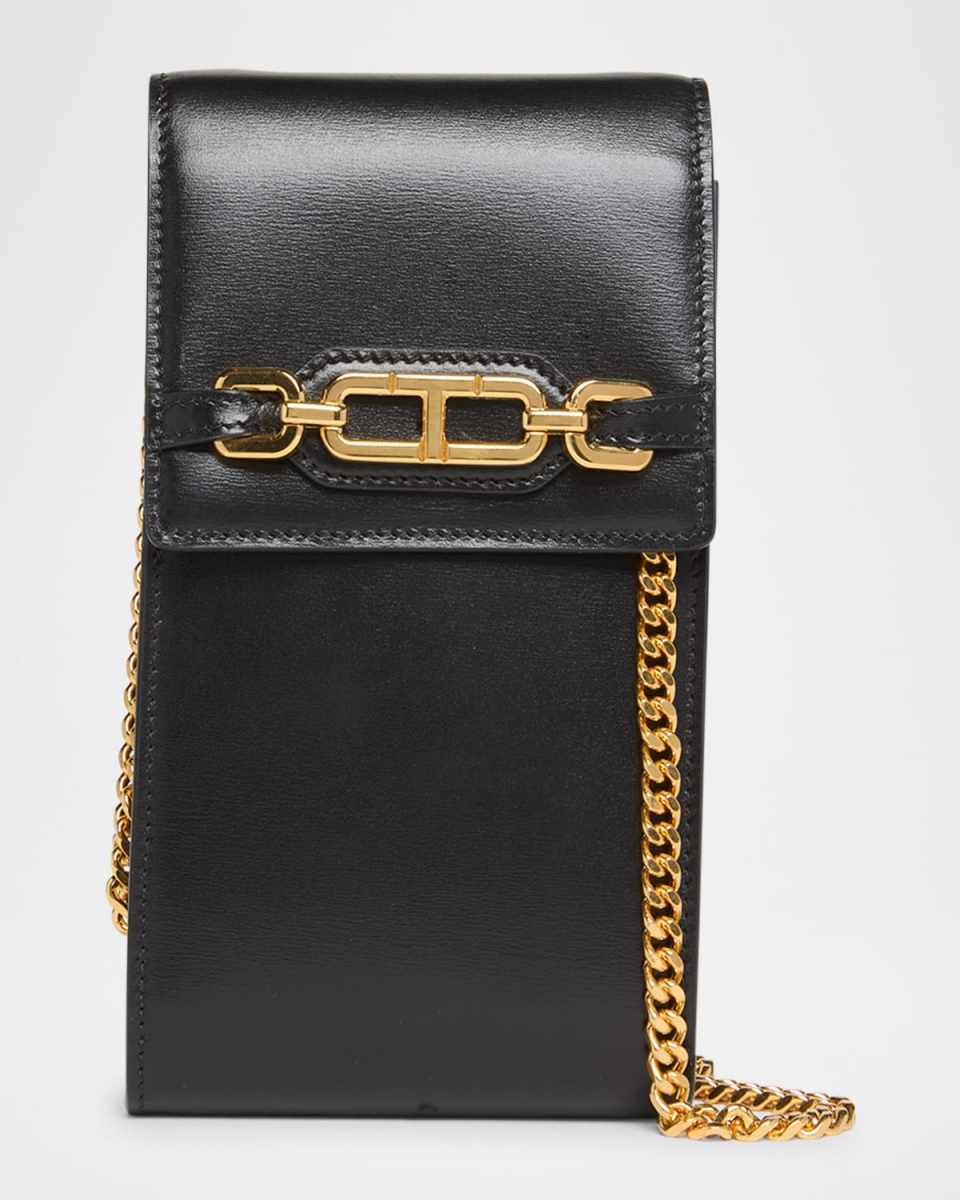 Phone Pouch Leather Wallet on Chain